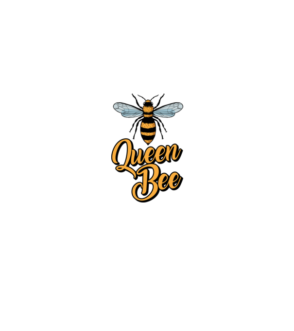 Queen Bee model albastru regal pe tricou