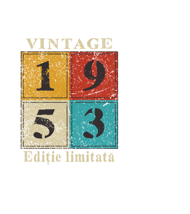 1953 - Ediție limitată model negru pe tricou
