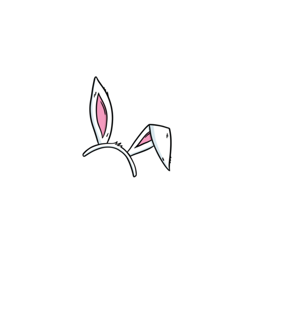 Primul nostru Paște împreună model alb pe tricou