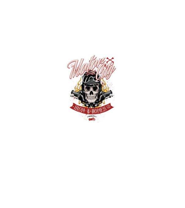Motor City model negru pe tricou