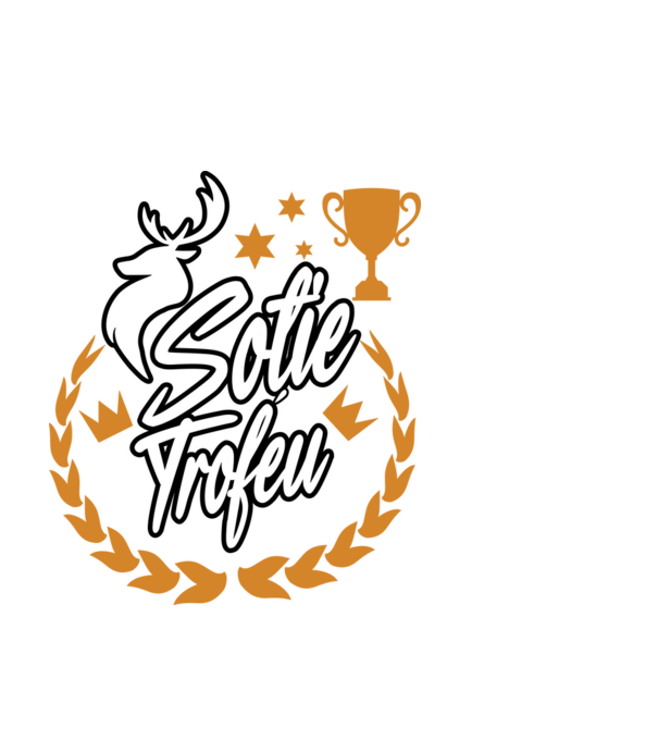 Soție trofeu model alb pe tricou