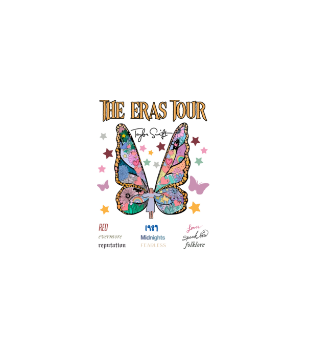 Taylor Swift eras fairy model alb pe tricou