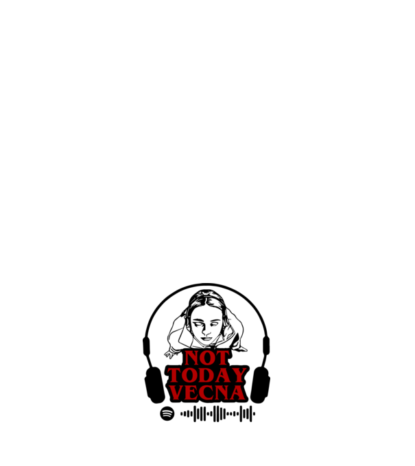 not today vecna model negru pe tricou