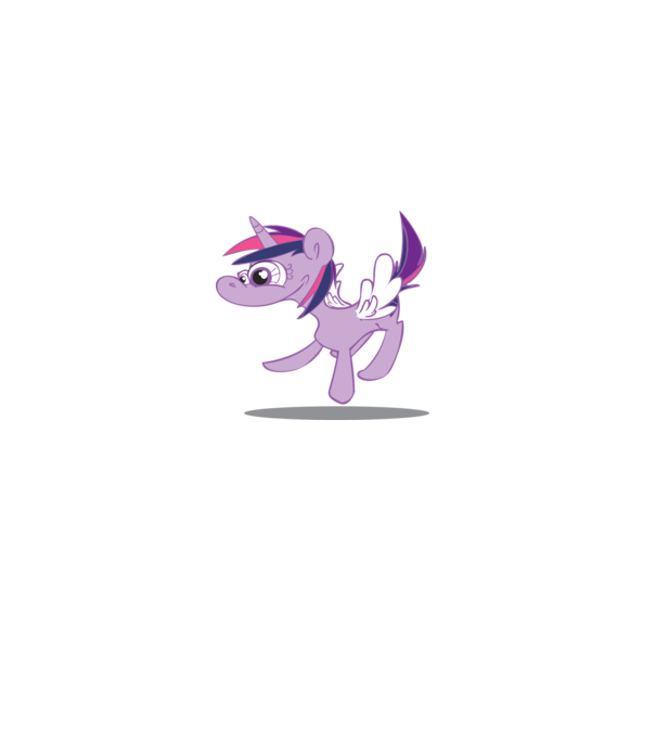 ugly my little pony model alb pe tricou