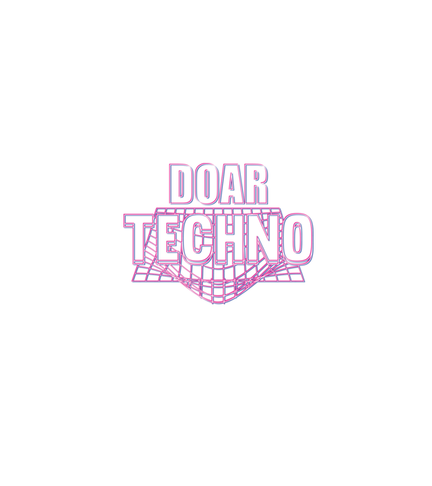 Doar techno model negru pe tricou