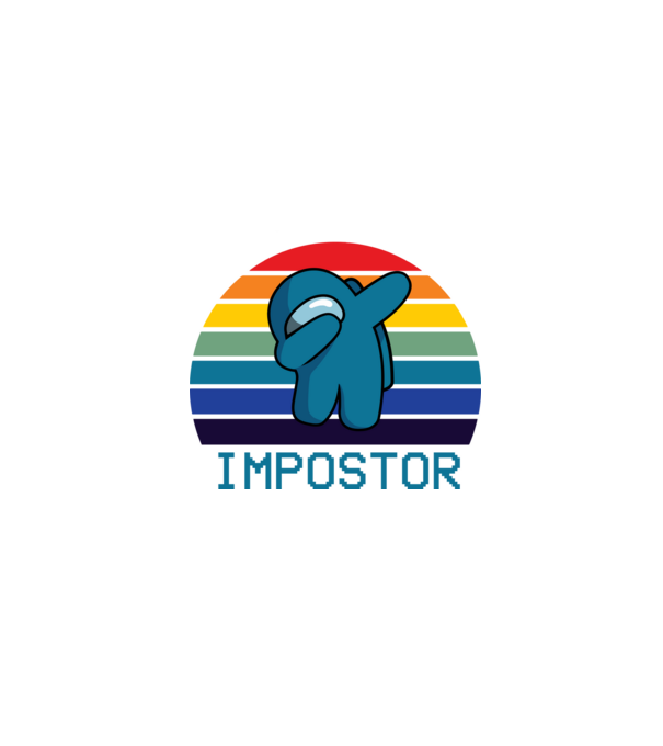 Impostor model negru pe tricou