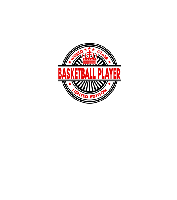 World class BACHETBALIST model alb pe tricou