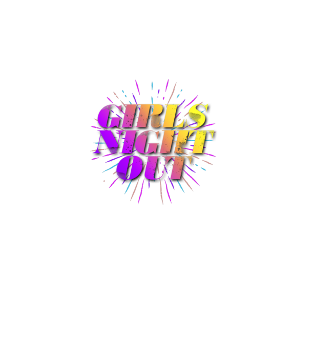 Girls Night Out model gri închis pe tricou