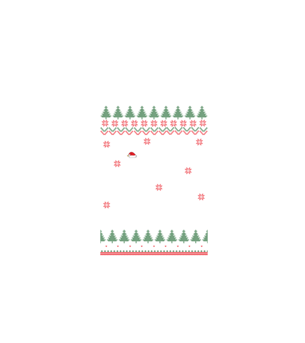 Merry Fishmas model negru pe tricou