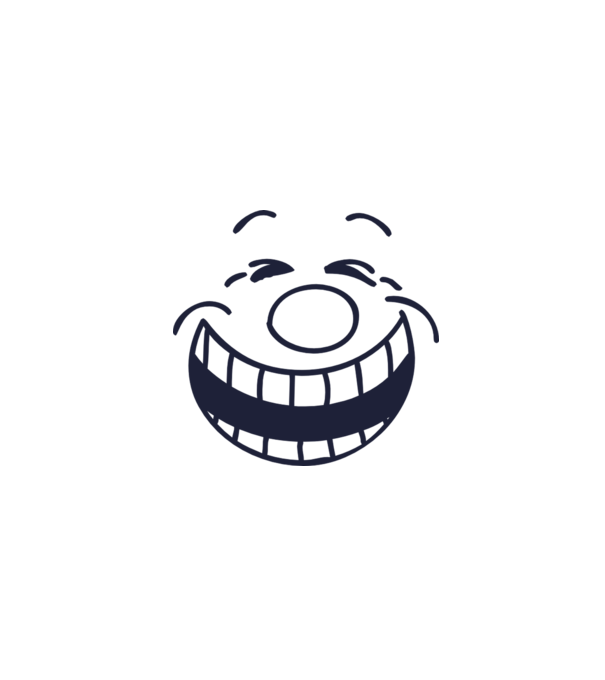 Funny Face Smiley model alb pe tricou