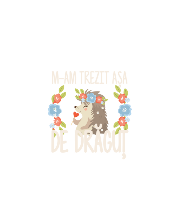 M-am trezit așa de drăguț model turcoaz pe tricou