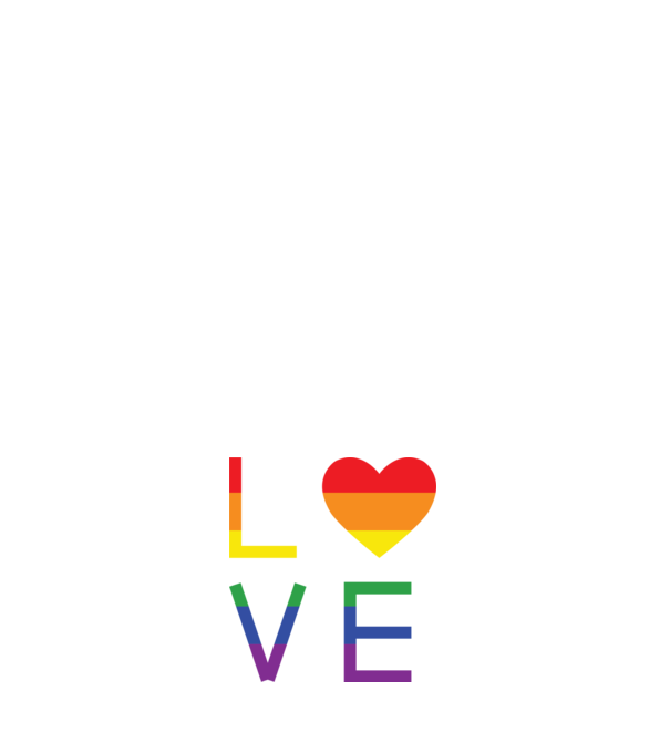 love lgbtq model negru pe tricou