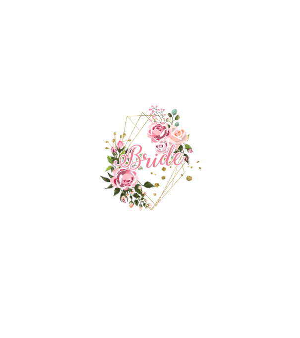BRIDE roses floral model alb/roșu pe tricou