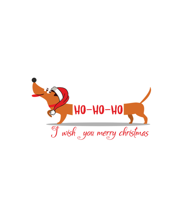 HoHoHo model alb pe tricou