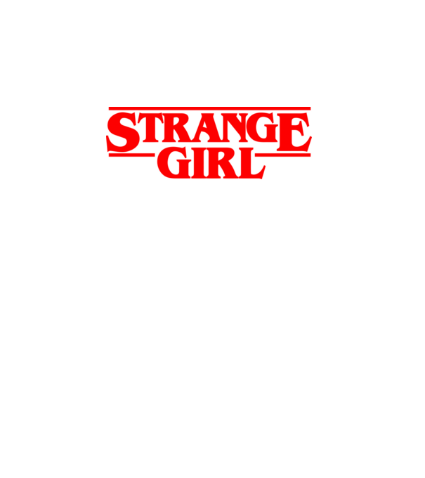 strange girl model turcoaz pe tricou