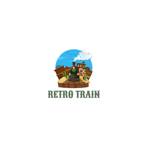 Trenuri model negru pe tricou