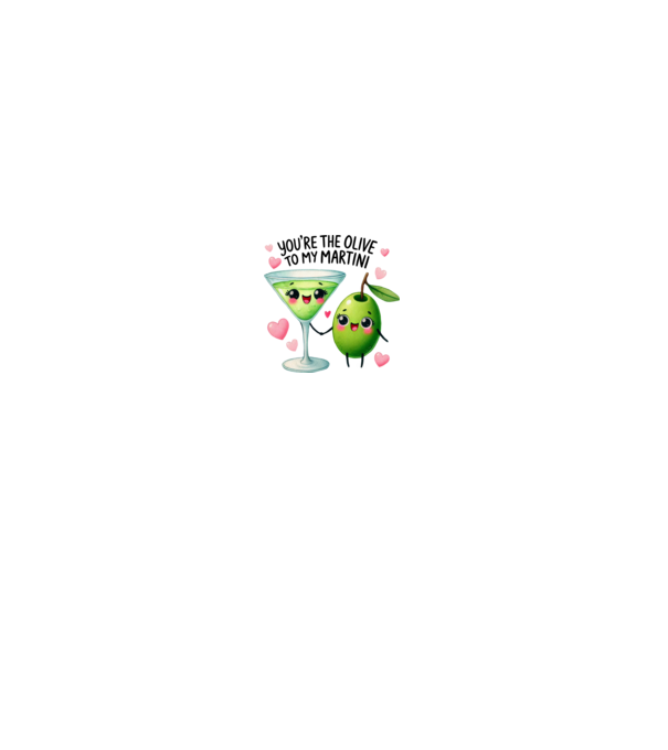 Olive to my Martini model gri pe tricou