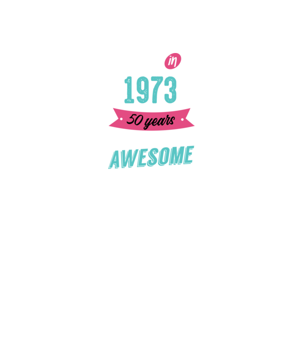 MADE IN 1973 model negru pe tricou