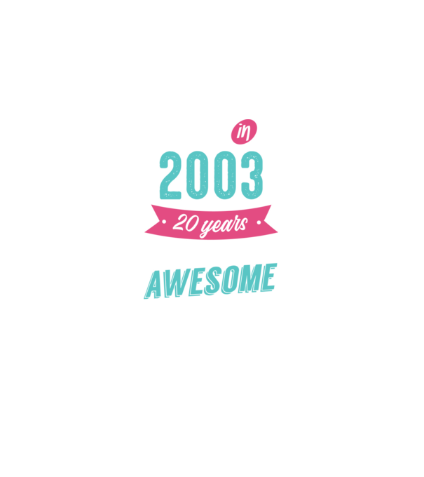 Made in 2003 model negru pe tricou