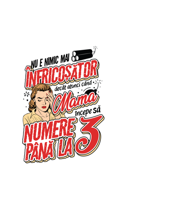 Nu e nimic mai înfricoșător decât model alb pe tricou