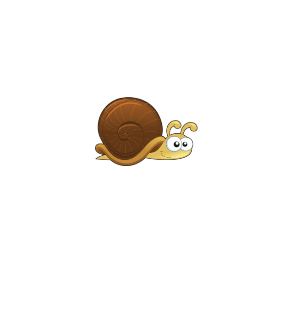 Snail model gri pe tricou