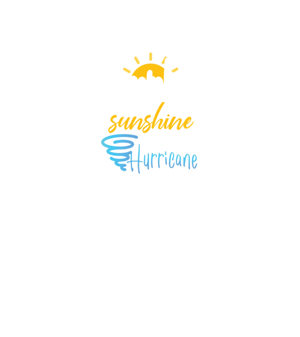 December Girls are Sunshine mixed with a little Hurricane model negru pe tricou