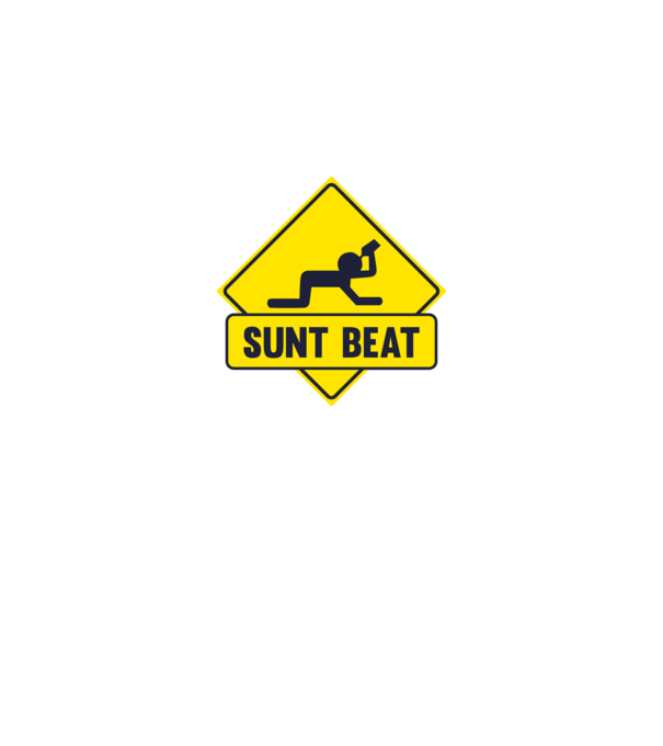 Sunt beat model alb pe tricou