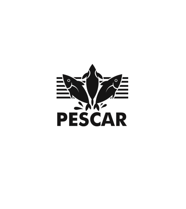 Pescar original model alb pe tricou