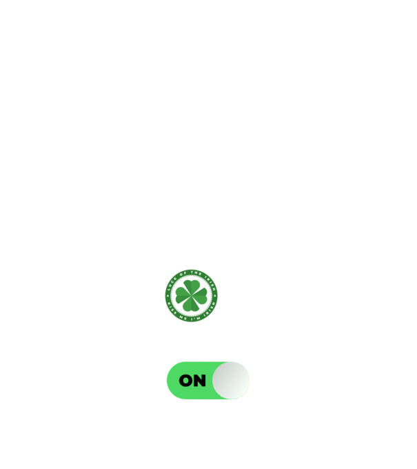 Irish mode on! model albastru închis pe tricou