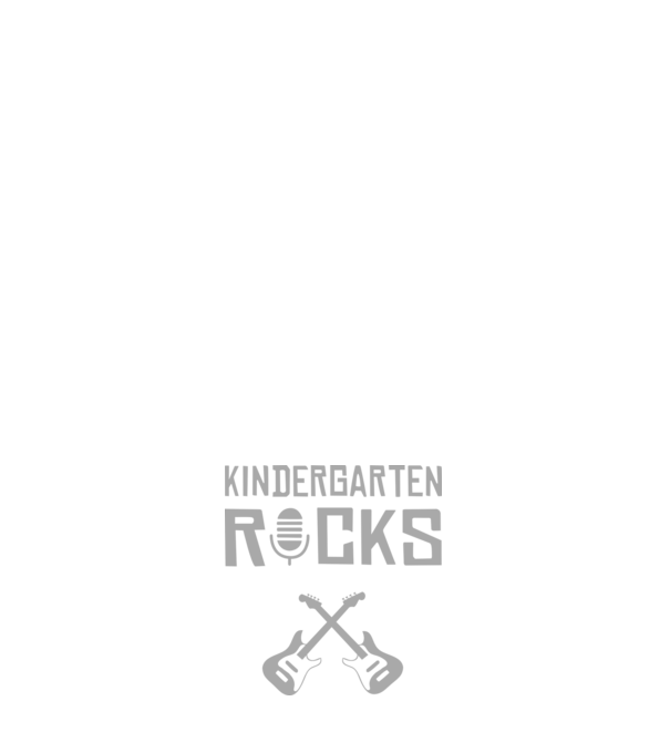 Kindergarten rocks model albastru închis pe tricou
