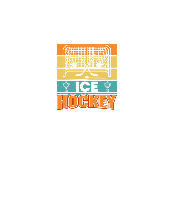 Ice Hockey model negru pe tricou