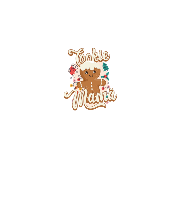Cookie mamă model alb pe tricou