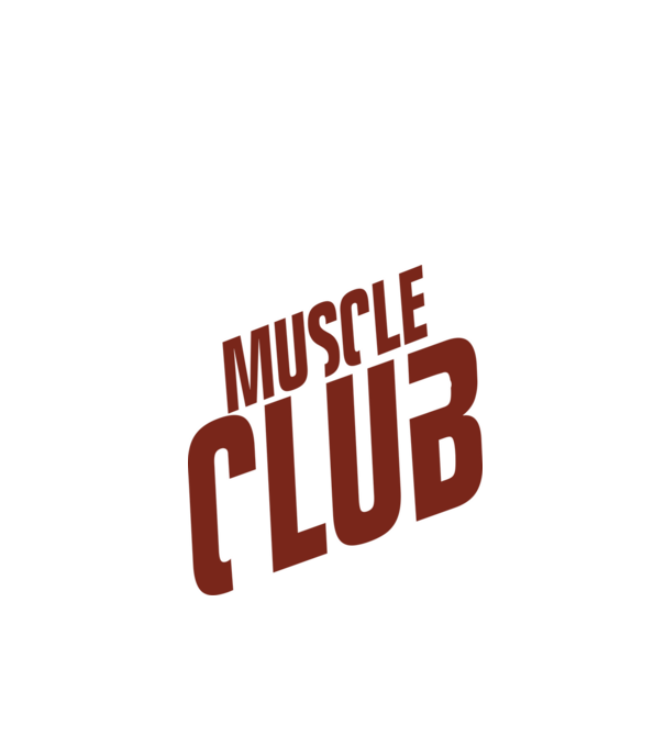 Muscle Club model negru pe tricou