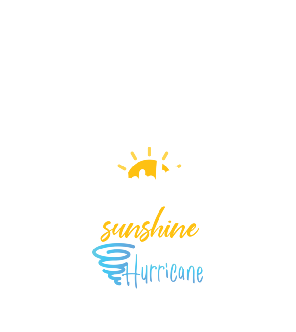 September Girls are Sunshine mixed with a little Hurricane model negru pe tricou