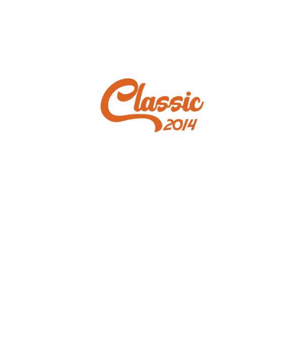 2014 Classic model alb pe tricou