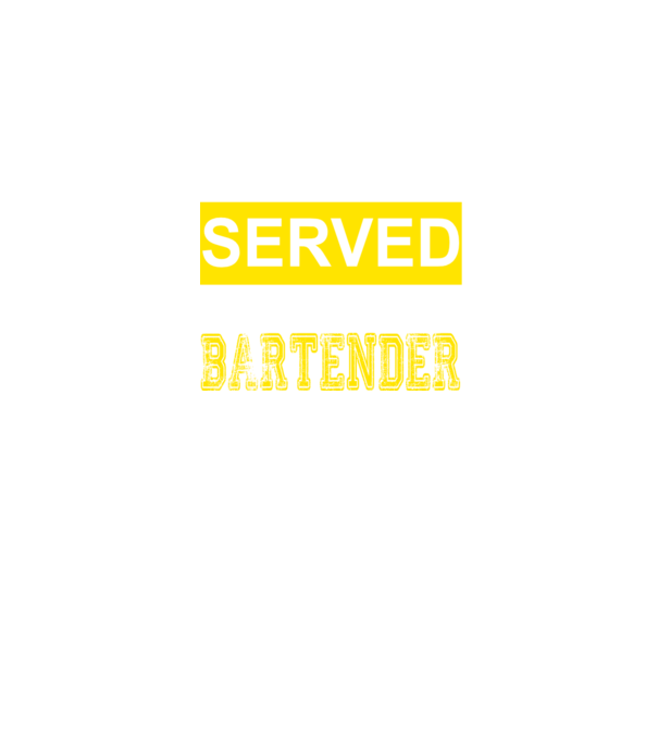 You just got served by the coolest bartender model negru pe tricou