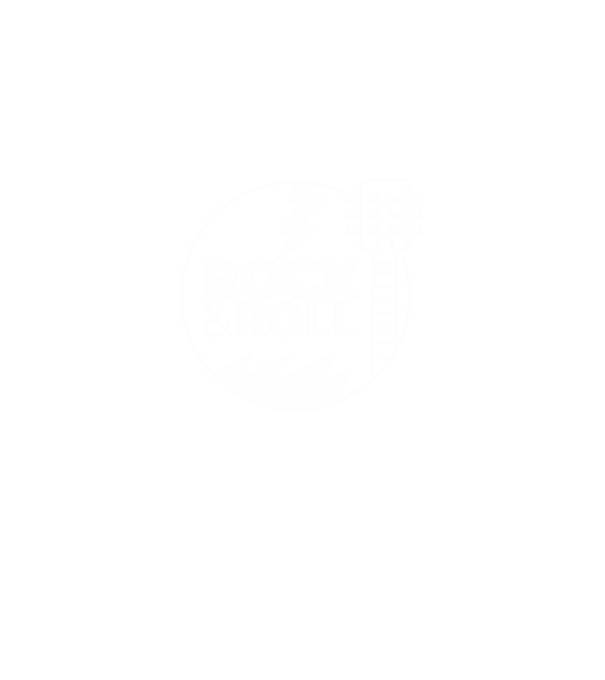 Rock n roll model negru pe tricou
