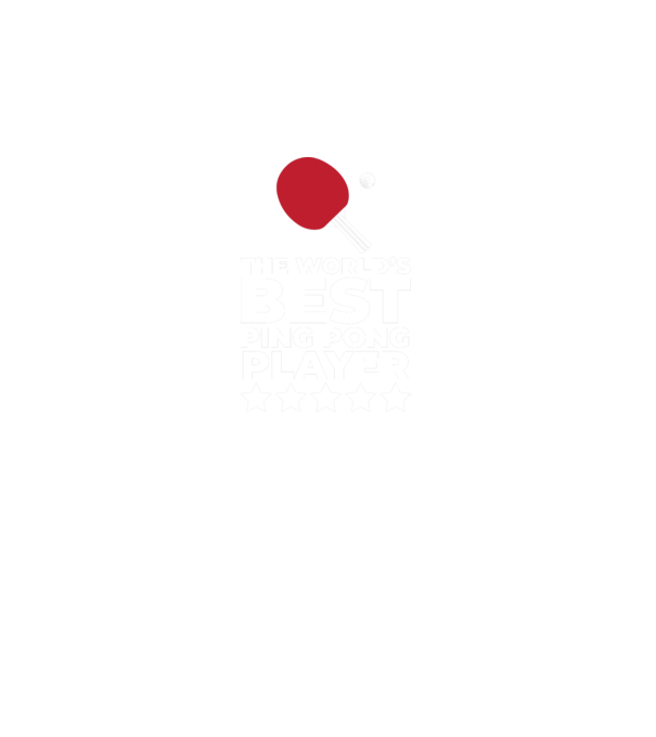 Cel mai bun jucător ping-pong engleză model negru pe tricou