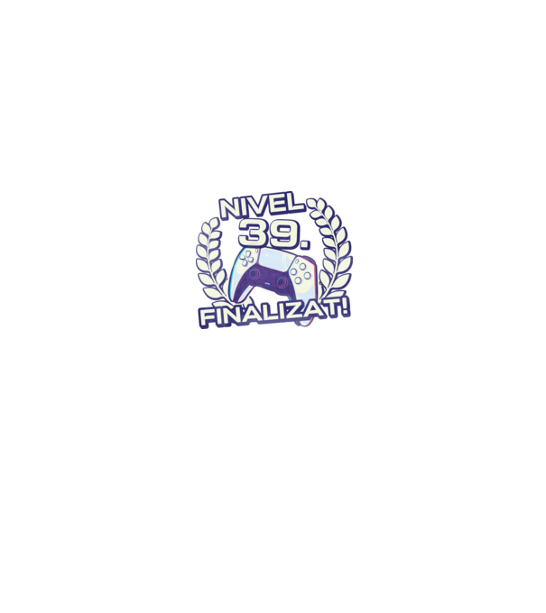 Nivel 39 finalizat! model negru pe tricou