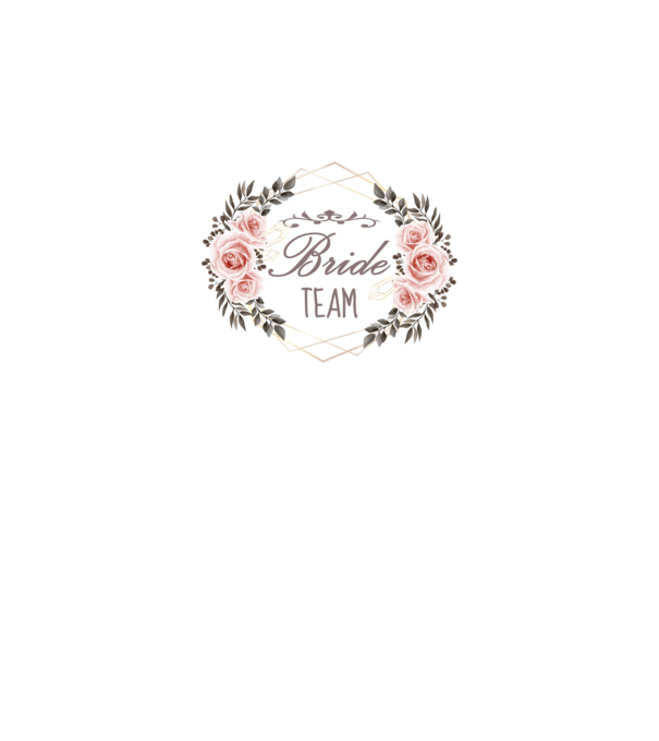 Vintage Bride team model alb pe tricou
