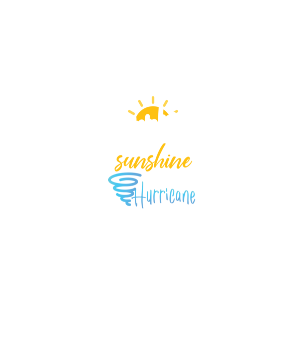 September Girls are Sunshine mixed with a little Hurricane model negru pe tricou