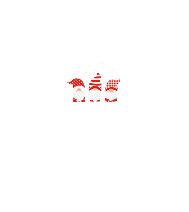 Xmas gnomes model negru pe tricou