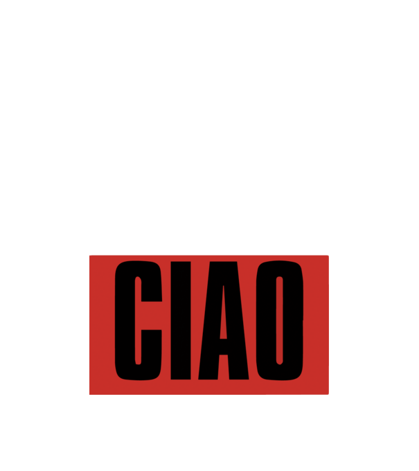 bella ciao model alb pe tricou