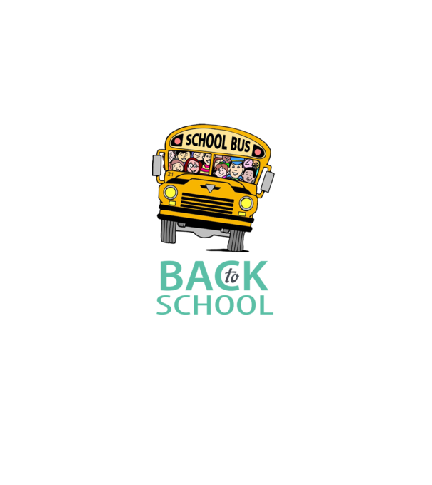 Back to school bus model negru pe tricou