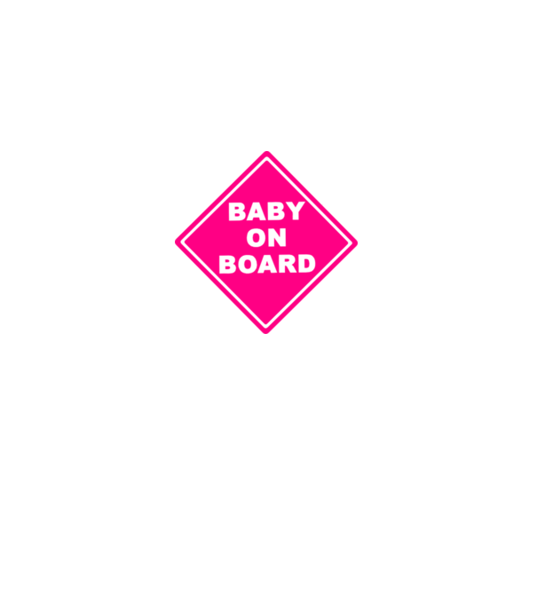 Baby on board model alb pe tricou