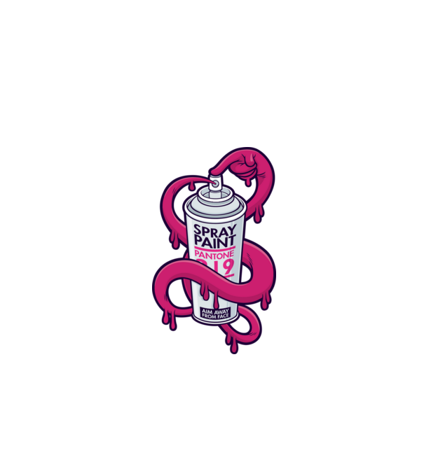 Graffiti model negru pe tricou