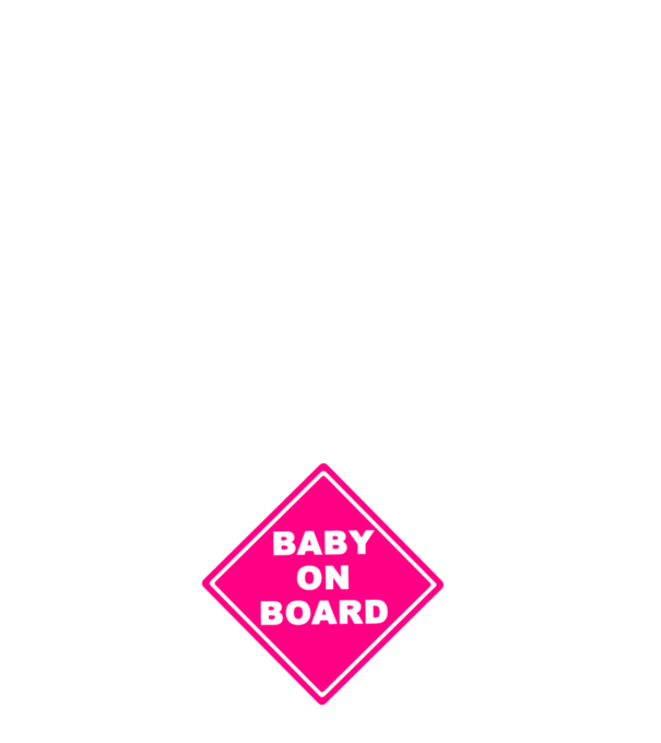 Baby on board model negru pe tricou