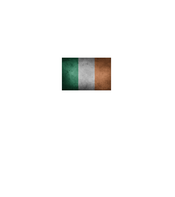 IRELAND model negru pe tricou