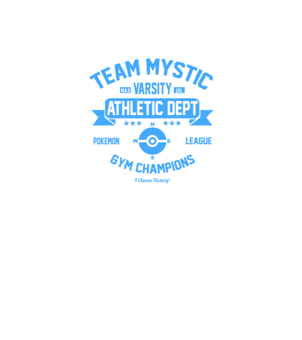 Mystic champions model negru pe tricou