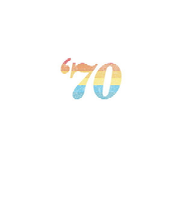Retro Birthday 1970 model negru pe tricou